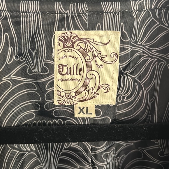 Tulle Black Wool Peacoat XL - Picture 4 of 10